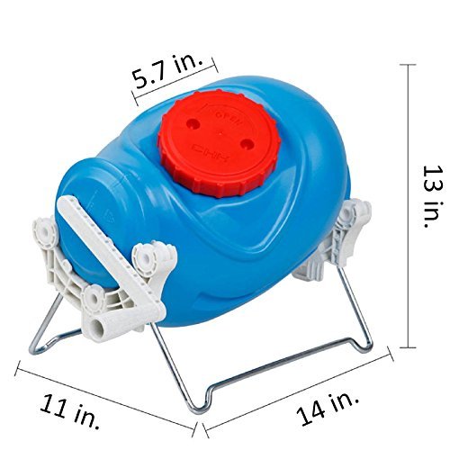 Jumbl Portable Manual Washer with Hand Crank & Metal Stand – Uses Just 3.17 Gallons to Wash Full Load