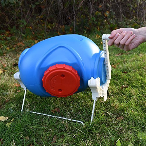 Jumbl Portable Manual Washer with Hand Crank & Metal Stand – Uses Just 3.17 Gallons to Wash Full Load