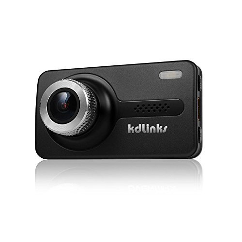 KDLINKS X1 Full-HD 1920 x 1080 165 Degree Wide Angle Dashboard Camera Recorder Car Dash Cam with GPS, G-Sensor & WDR Superior Night Mode