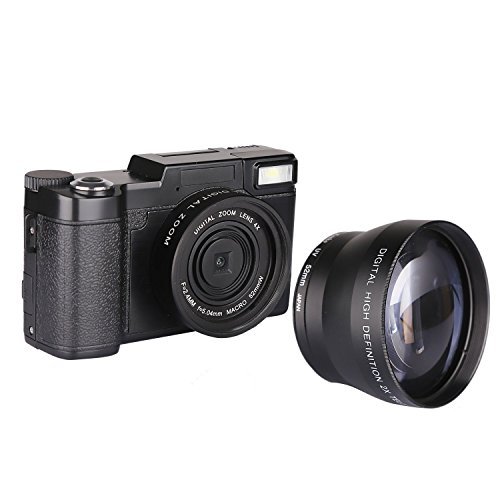 KINGEAR KG0011 22 MP Digital Camera with Digitar Zoom and 3.0-Inch LCD Digital Video Camcorder with Night Vision