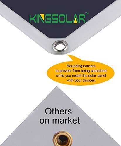 KINGSOLAR 120 Watt 18 Volt Monocrystalline Sunpower Semi Flexible Solar Panel Bendable folding Solar panel charger