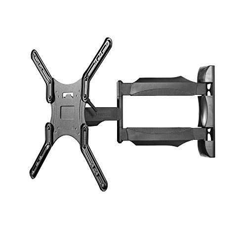 Kanto M300 Full Motion TV Mount – For 26-inch to 55-inch Television Sets – Accessible Tilt Mechanism with 135° Swivel Function – Solid Steel Construction