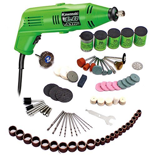 Kawasaki 840589 190-Piece Rotary Tool and Accessory Kit