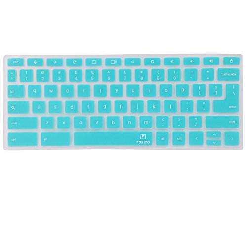 Keyboard Cover for Acer 11.6\" Chromebook Cb3-111-c670 Cb3-111-c8ub C720 C720P C740 (US Layout) - for Chromebook Cover Skin (Turquoise Blue) DOES NOT FIT ACER 11.6\" Chromebook Cb3-131!!!