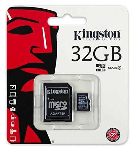 Kingston Digital 32 GB microSDHC Flash Memory Card SDC4/32GB