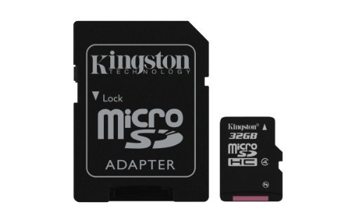 Kingston Digital 32 GB microSDHC Flash Memory Card SDC4/32GB