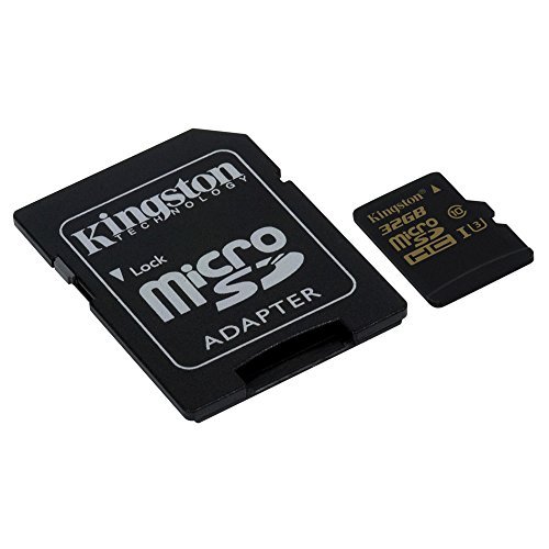 Kingston Digital 32GB Microsdhc Class U3 UHS-I 90R/45W + SD Adapter (SDCG/32GB)