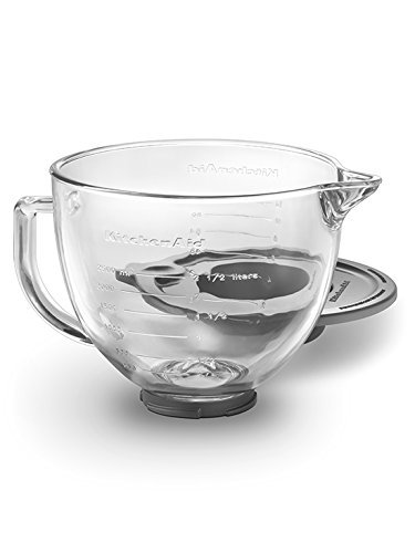 KitchenAid K5GB 5-Qt. Tilt-Head Glass Bowl with Measurement Markings & Lid