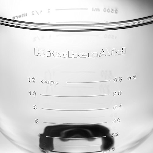 KitchenAid K5GB 5-Qt. Tilt-Head Glass Bowl with Measurement Markings & Lid