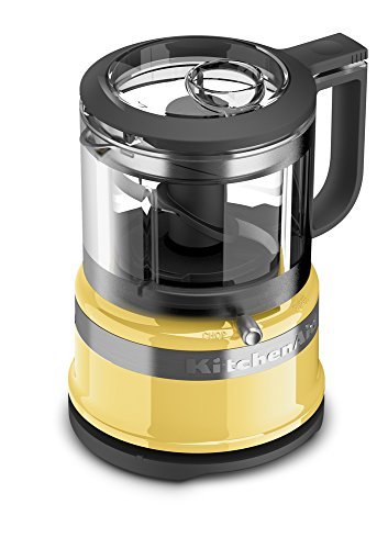 KitchenAid KFC3516MY 3.5 Cup Mini Food Processor, Majestic Yellow