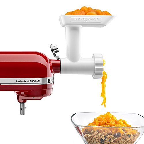 KitchenAid KGSSA Stand Mixer Attachment Pack 2 with Food Grinder, Rotor Slicer & Shredder, and Sausage Stuffer