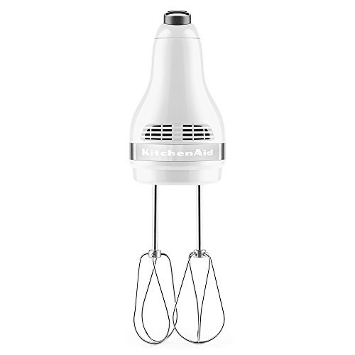 KitchenAid KHM312WH 3-Speed Hand Mixer - White