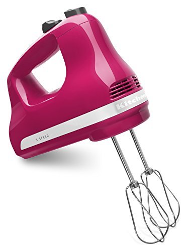 KitchenAid KHM512CB 5-Speed Ultra Power Hand Mixer, Cranberry