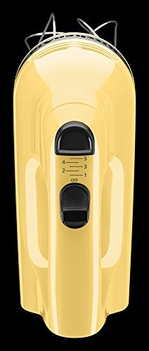 KitchenAid KHM512MY 5-Speed Ultra Power Hand Mixer, Majestic Yellow