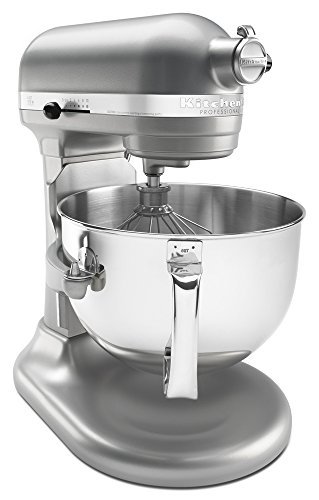 KitchenAid KP26M1XNP 6 Qt. Professional 600 Series Bowl-Lift Stand Mixer - Nickel Pearl