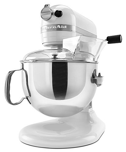 KitchenAid KP26M1XWH 6 Qt. Professional 600 Series Bowl-Lift Stand Mixer - White