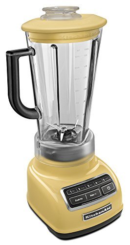 KitchenAid KSB1575MY 5-Speed Diamond Blender with 60-Ounce BPA-Free Pitcher - Majestic Yellow