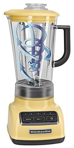 KitchenAid KSB1575MY 5-Speed Diamond Blender with 60-Ounce BPA-Free Pitcher - Majestic Yellow