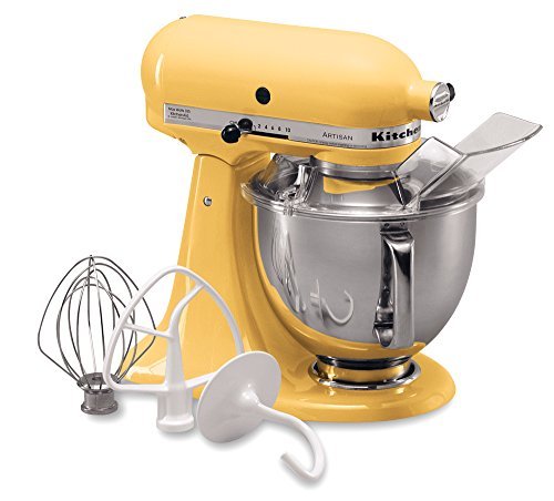 KitchenAid KSM150PSMY Artisan Series 5-Qt. Stand Mixer with Pouring Shield - Majestic Yellow