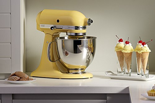 KitchenAid KSM150PSMY Artisan Series 5-Qt. Stand Mixer with Pouring Shield - Majestic Yellow