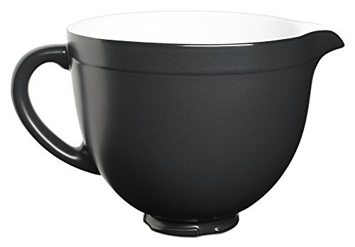 KitchenAid KSMCB5BM 5-Qt. Tilt-Head Ceramic Bowl - Black Matte