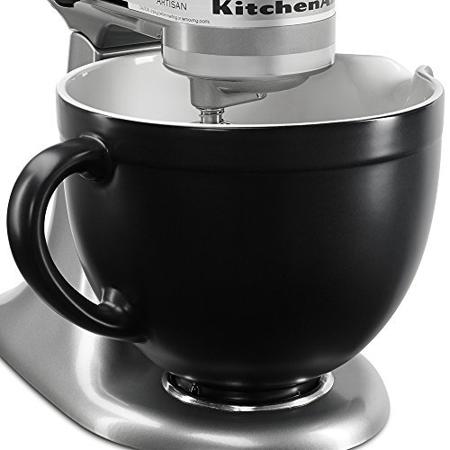 KitchenAid KSMCB5BM 5-Qt. Tilt-Head Ceramic Bowl - Black Matte