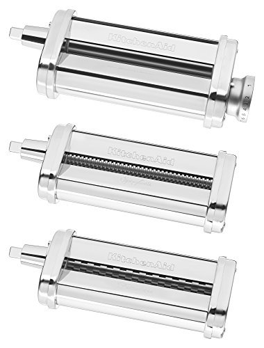 KitchenAid KSMPRA 3-Piece Pasta Roller & Cutter Attachment Set