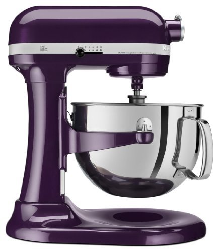 KitchenAid Professional 600 Series KP26M1XER Bowl-Lift Stand Mixer, 6 Quart, Purple Plumberry