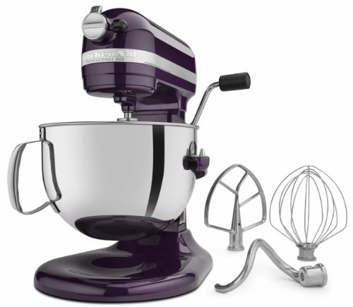 KitchenAid Professional 600 Series KP26M1XER Bowl-Lift Stand Mixer, 6 Quart, Purple Plumberry