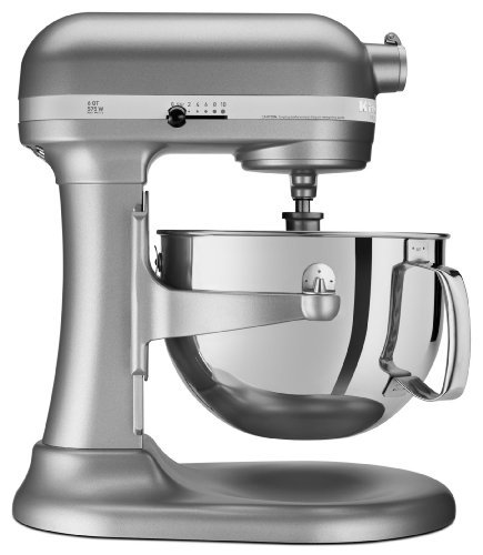 KitchenAid Professional 600 Series KP26M1XER Bowl-Lift Stand Mixer, 6 Quart, Silver