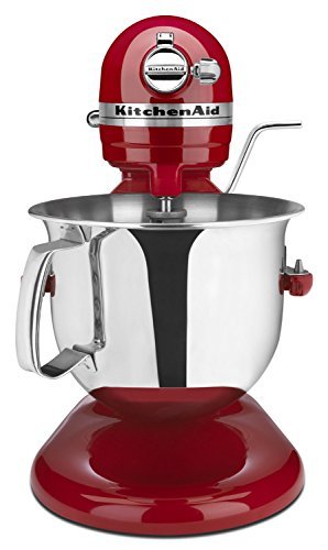 KitchenAid Professional 6000 HD KSM6573CER Stand Mixer, 6 Quart, Empire Red