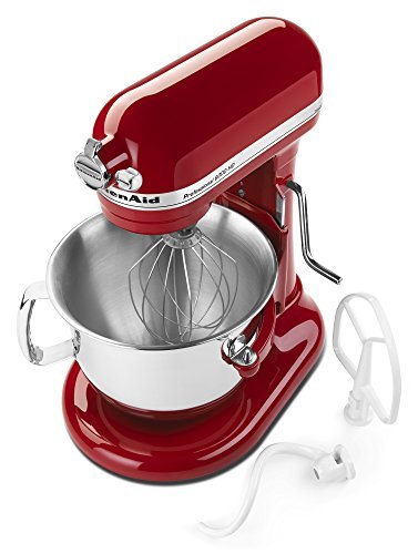 KitchenAid Professional 6000 HD KSM6573CER Stand Mixer, 6 Quart, Empire Red