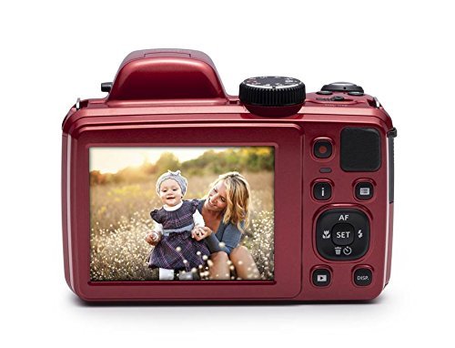 Kodak AZ421-RD PIXPRO Astro AZ421 16 MP Digital Camera with 42X Optical Zoom and 3" LCD Screen (Red)