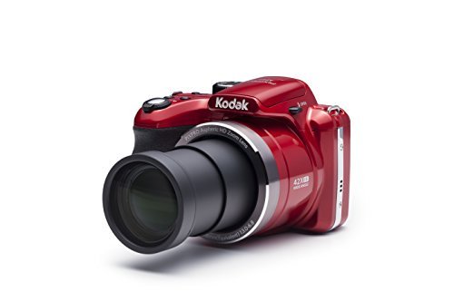 Kodak AZ421-RD PIXPRO Astro AZ421 16 MP Digital Camera with 42X Optical Zoom and 3" LCD Screen (Red)