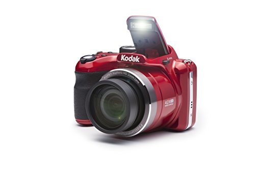 Kodak AZ421-RD PIXPRO Astro AZ421 16 MP Digital Camera with 42X Optical Zoom and 3" LCD Screen (Red)