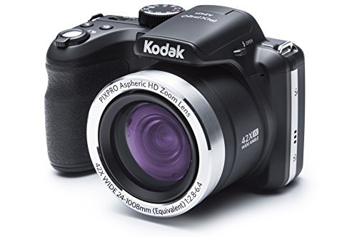 Kodak PIXPRO Astro Zoom AZ421 16 MP Digital Camera with 42X Opitcal Zoom and 3" LCD Screen (Black)