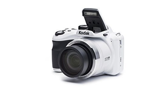 Kodak PIXPRO Astro Zoom AZ421 16 MP Digital Camera with 42X Opitcal Zoom and 3" LCD Screen (White)