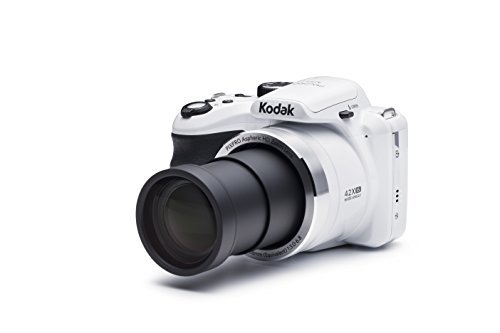 Kodak PIXPRO Astro Zoom AZ421 16 MP Digital Camera with 42X Opitcal Zoom and 3" LCD Screen (White)