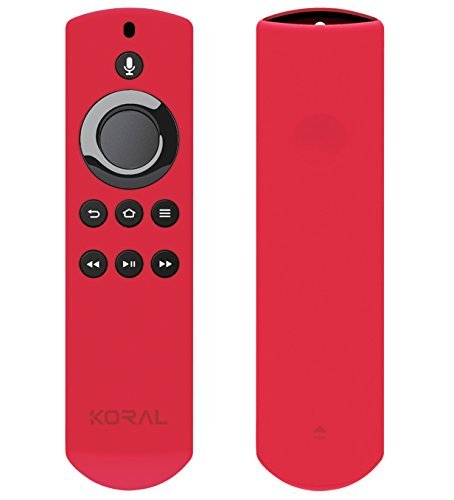 Koral Case for Alexa Voice Remote for Fire TV and Fire TV Stick - Red