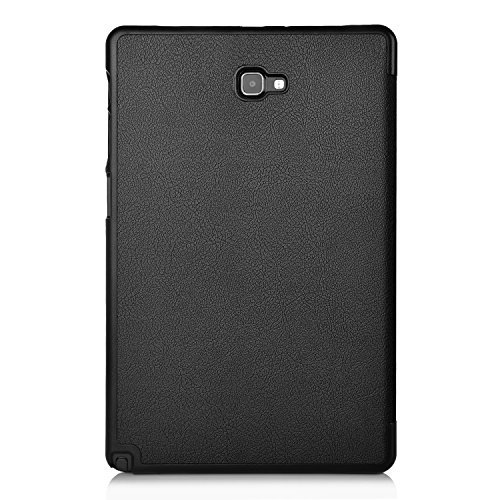 KuGi Galaxy Tab A 10.1 with S pen case - Ultra Lightweight Slim Smart Cover Case for Samsung Galaxy Tab A 10.1 with S pen P580 / P585 Tablet(Black)