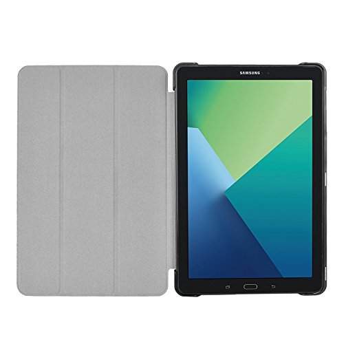 KuGi Galaxy Tab A 10.1 with S pen case - Ultra Lightweight Slim Smart Cover Case for Samsung Galaxy Tab A 10.1 with S pen P580 / P585 Tablet(Black)