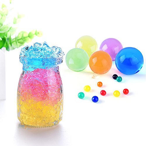 Kuuqa 220 Pcs Water Beads Water Growing Balls Vase Filler for Wedding Decoration And Party supplies (220 Beads)