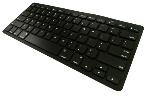 LB1 High Performance New AT&T Nokia Lumia 2520 Portable Ultra-Slim Bluetooth Wireless Keyboard (Black)