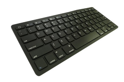 LB1 High Performance New AT&T Nokia Lumia 2520 Portable Ultra-Slim Bluetooth Wireless Keyboard (Black)