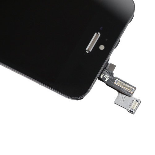 LCD Touch Screen Digitizer Frame Assembly Full Set LCD Touch Screen Replacement for iPhone 5S - Black