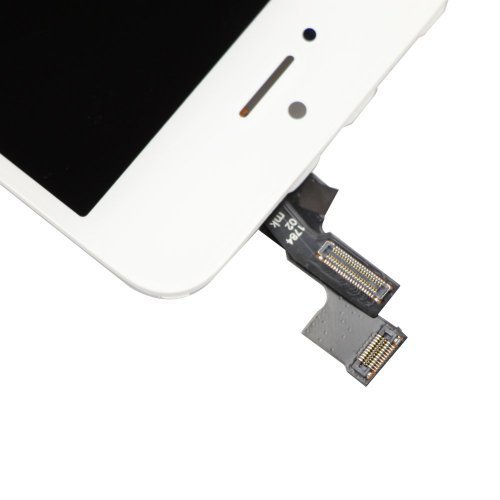LCD Touch Screen Digitizer Replacement Full Assembly for iPhone 5S With Free Tools Kit (For iPhone 5S White)