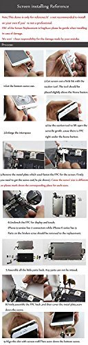 LCD display Touch Screen Digitizer Assembly Relacement for iphone 6S plus 5.5inch Black with 3D Touch