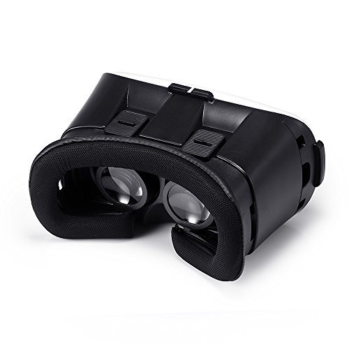 LEMFO VR Case Virtual Reality Headset 3D Glasses Focal and Pupil Distance Adjustable Viewing Video Movie Game Fit for 3.5"-6.0" Mobile Phones