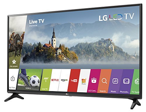 LG Electronics 43LJ5500 43-Inch 1080p Smart LED TV (2017 Model)