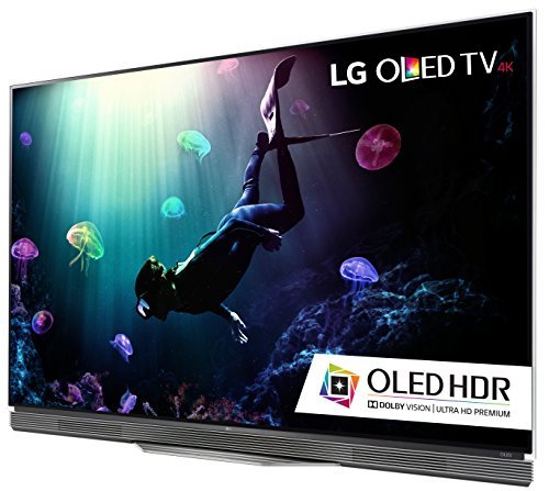 LG Electronics OLED55E6P Flat 55-Inch 4K Ultra HD Smart OLED TV (2016 Model)